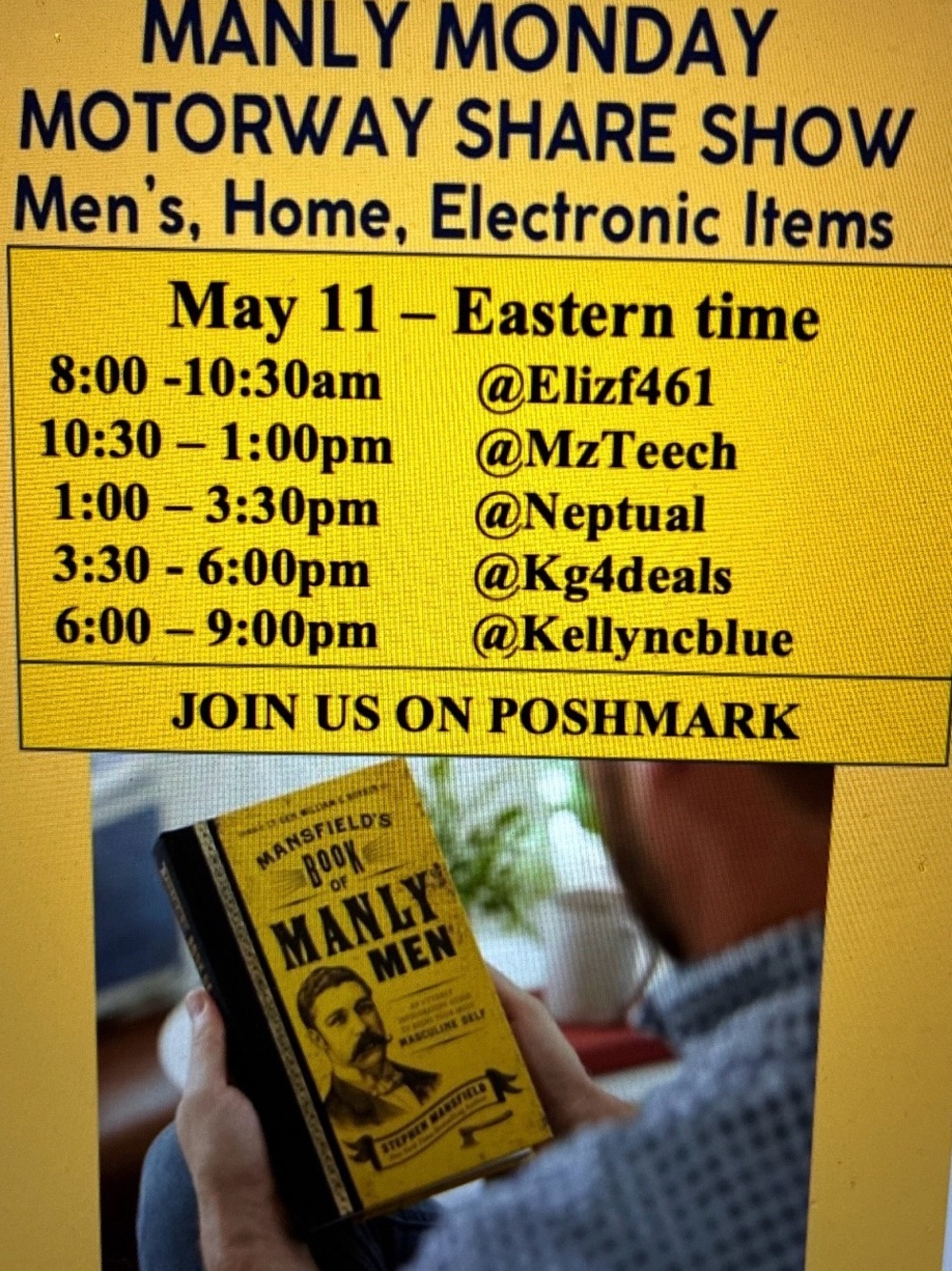 MANLY MONDAY, GRADS, DADS, & LADS Edit. 8:00 am. - 9:00 p.m. MAY 25th - Picture 4 of 7